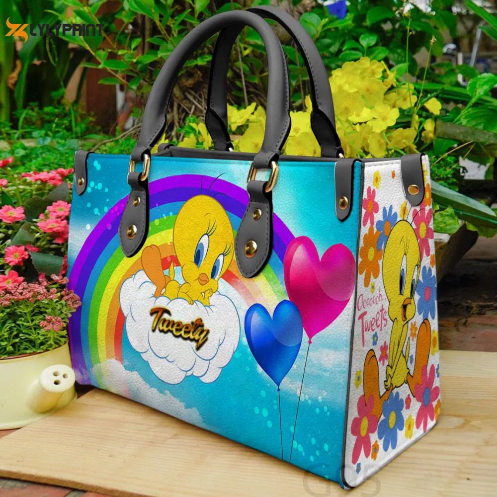 Tweety bird 15 leather hand bag gift for women’s day – perfect women s day gift – g95 3496 Women Leather Hand Bag