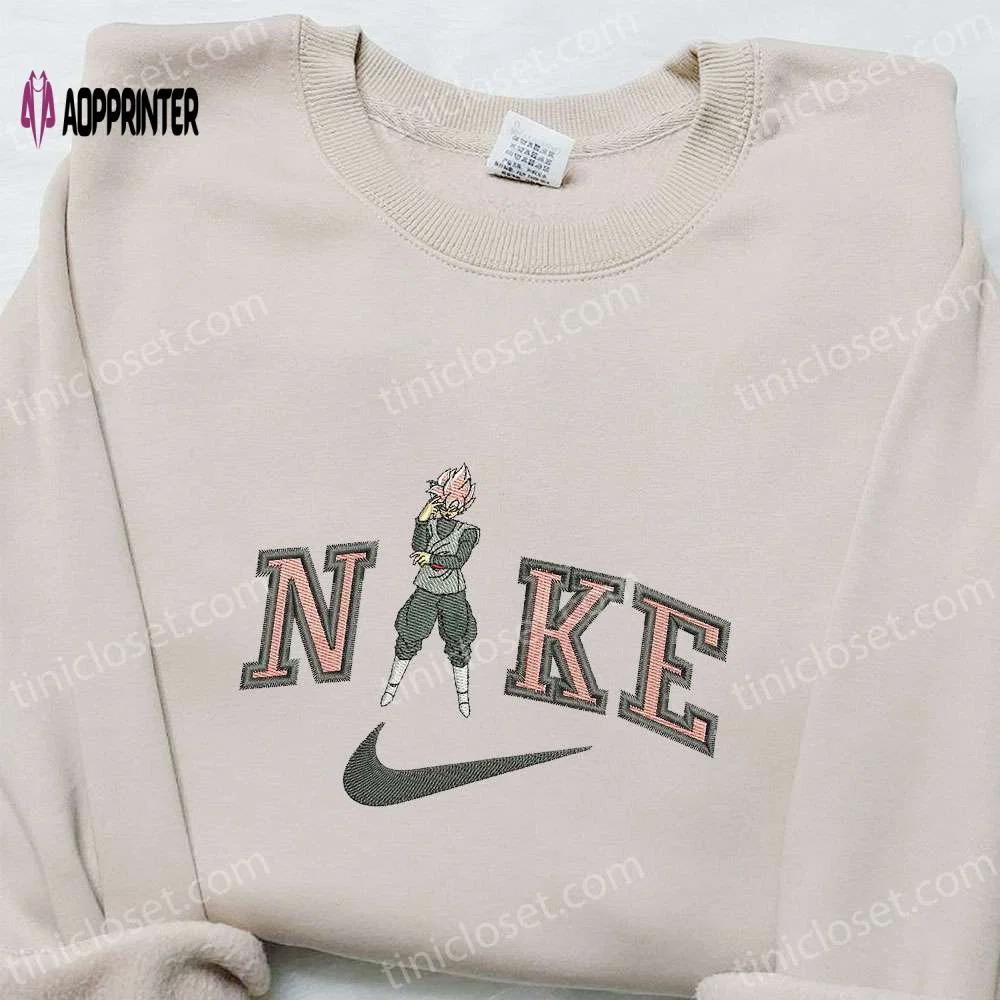 Vegeta black x nike anime embroidered shirt – dragon ball custom nike tee Embroidered Shirt