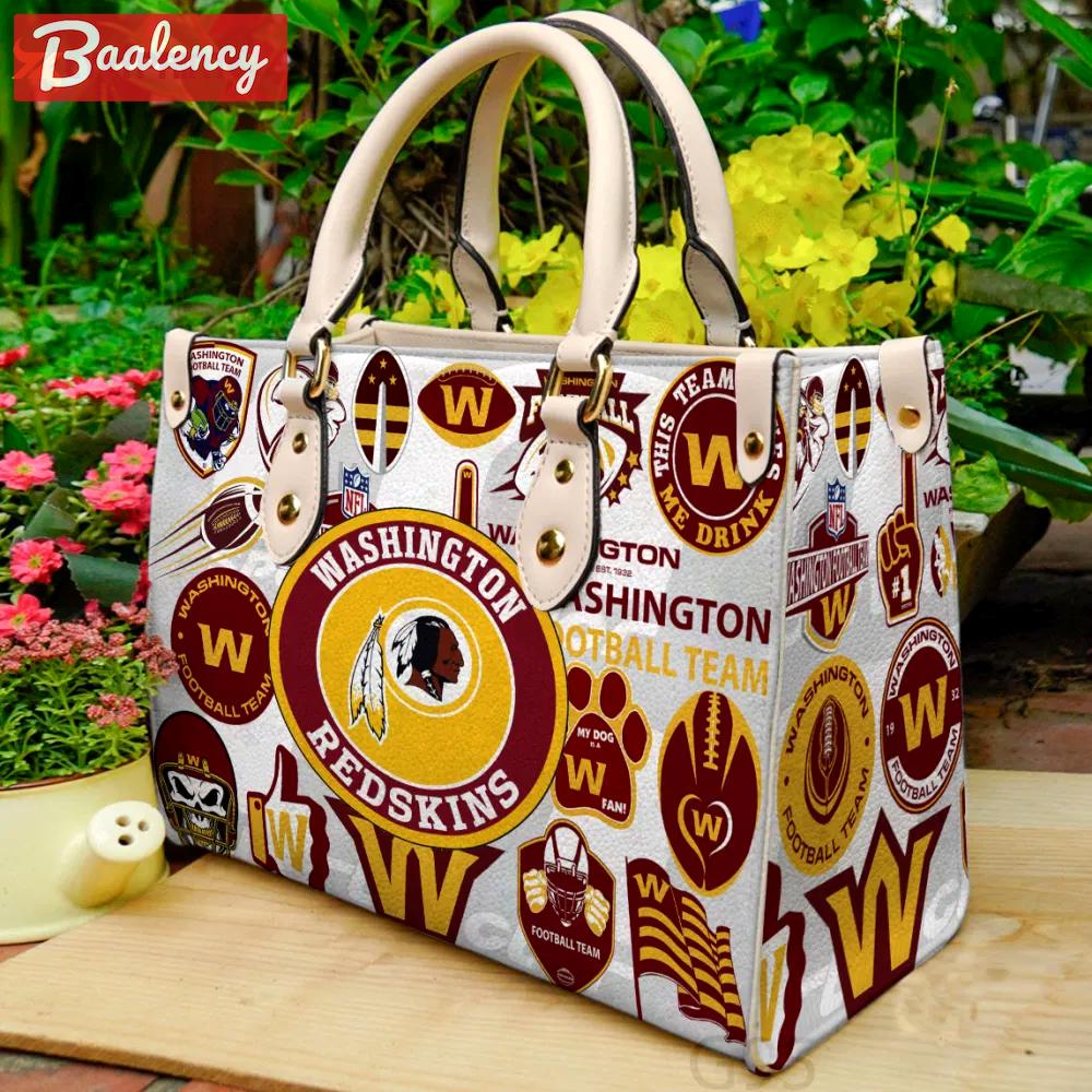 Washington redskins i0 leather bag g95 1418 Women Leather Hand Bag