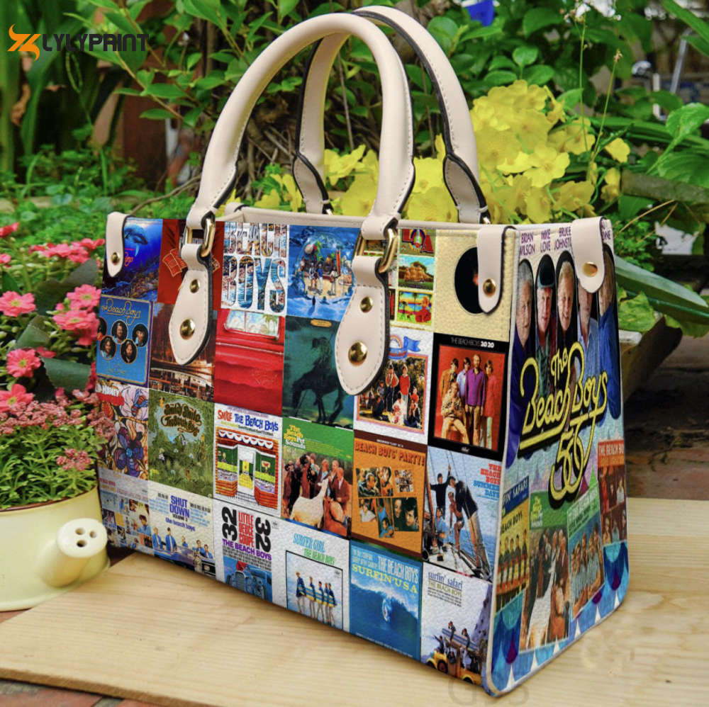 Women s day gift: beach boys leather hand bag gift for women’s day g95 – stylish & functional 116 Women Leather Hand Bag