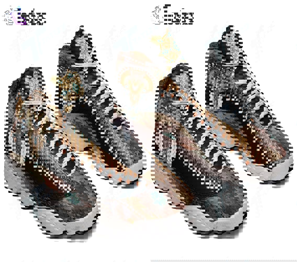 Native wolf air jordan 13 sneakers shoes sport