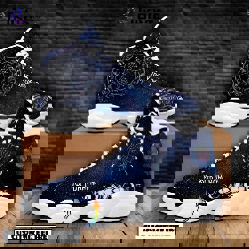 Virgo zodiac air jordan 13 personalized tennis idea shoes sport sneakers