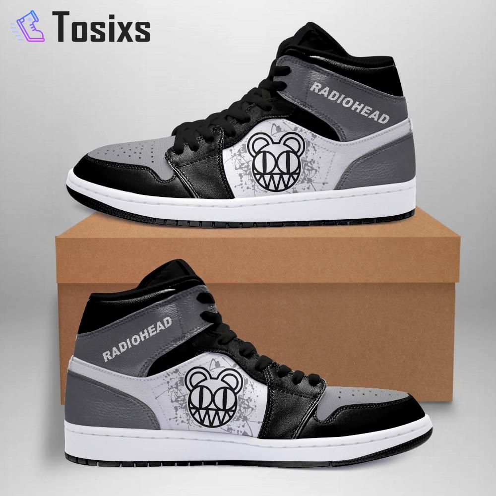 Radiohead rock band air jordan sneakerteam custom eachstep shoes sport sneakers air jordan high sneakers sport sneakers