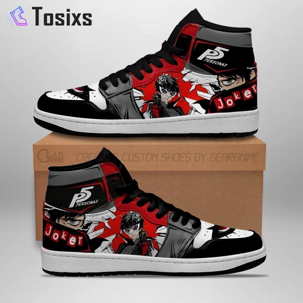 Persona 5 joker ren amamiya anime air sneakers jordan sneakers sport sneakers air jordan high sneakers sport sneakers