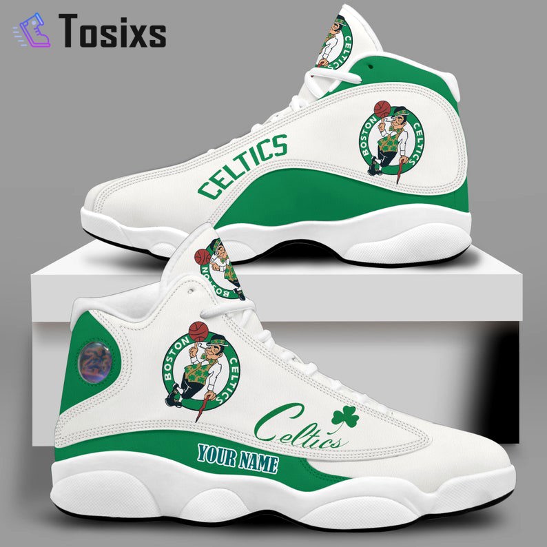 Boston celtics basketball air jordan 13 shoes