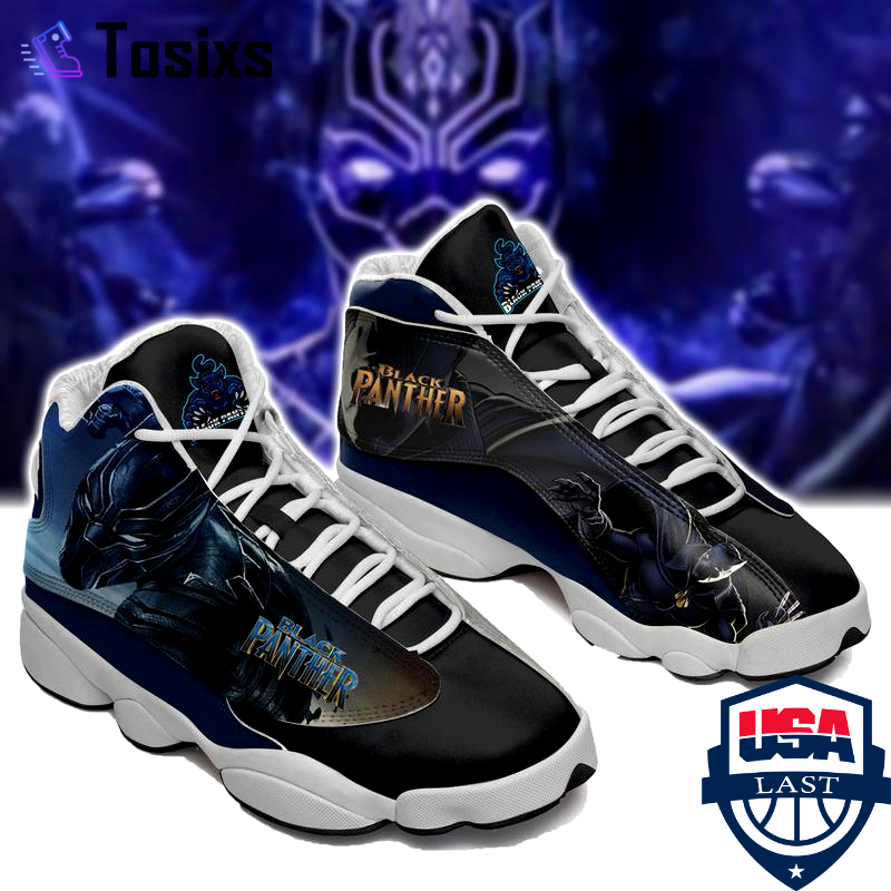 Black panther air jordan 13 sneaker