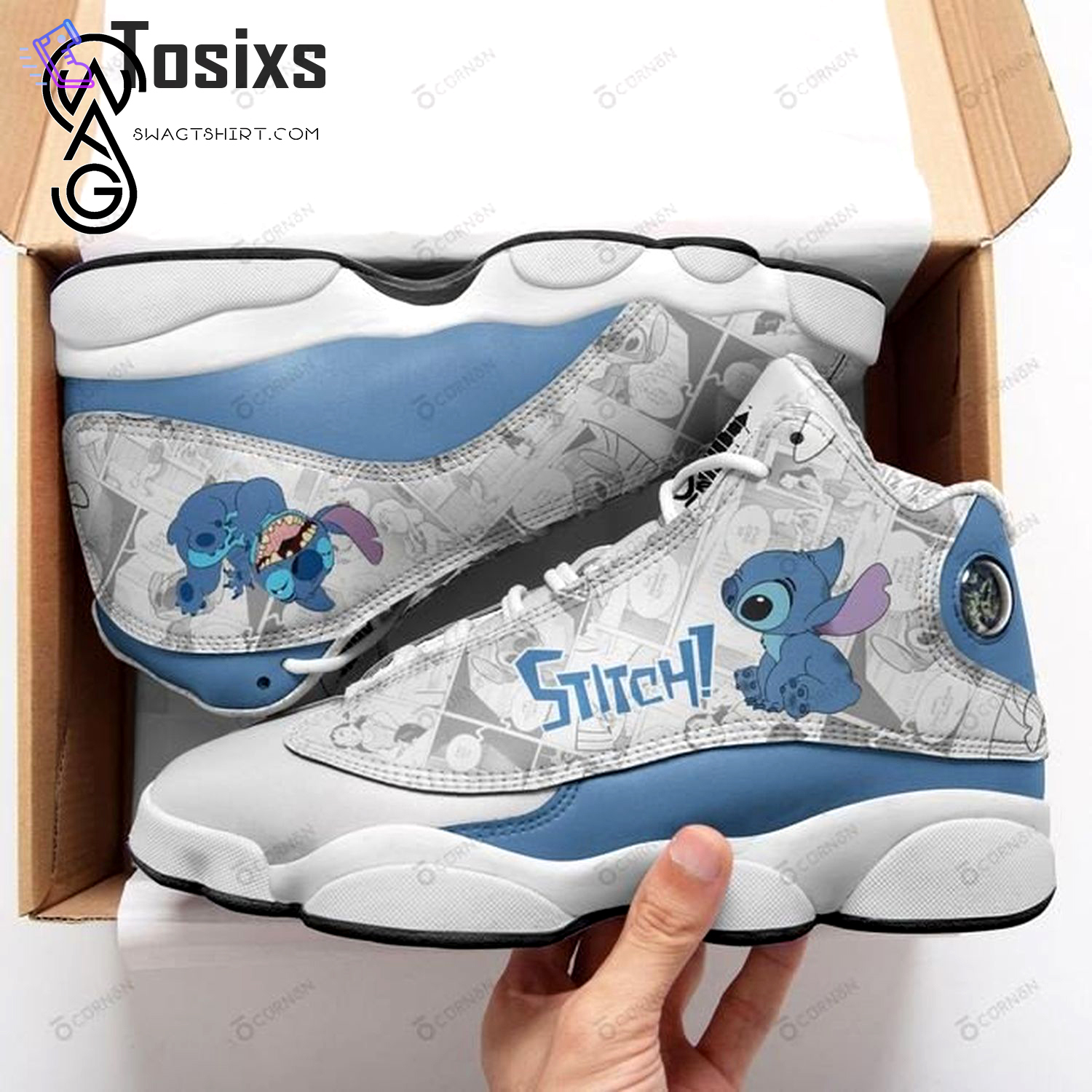 Lilo and stitch air jordan 13 shoes