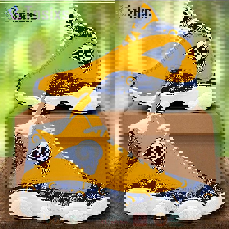 Los angeles rams football nfl air jordan 13 shoes