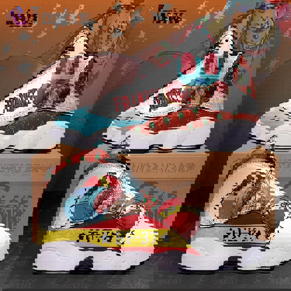 One piece franky anime air jordan 13 shoes