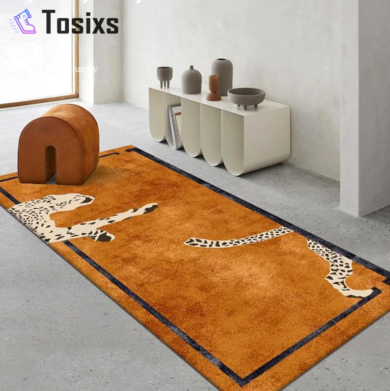 Modern tibetan tiger rug, tiger rug, animal rug,rug for living room, rug for bedroom,kitchen,accent, area rug, washable rug, non slip rug
