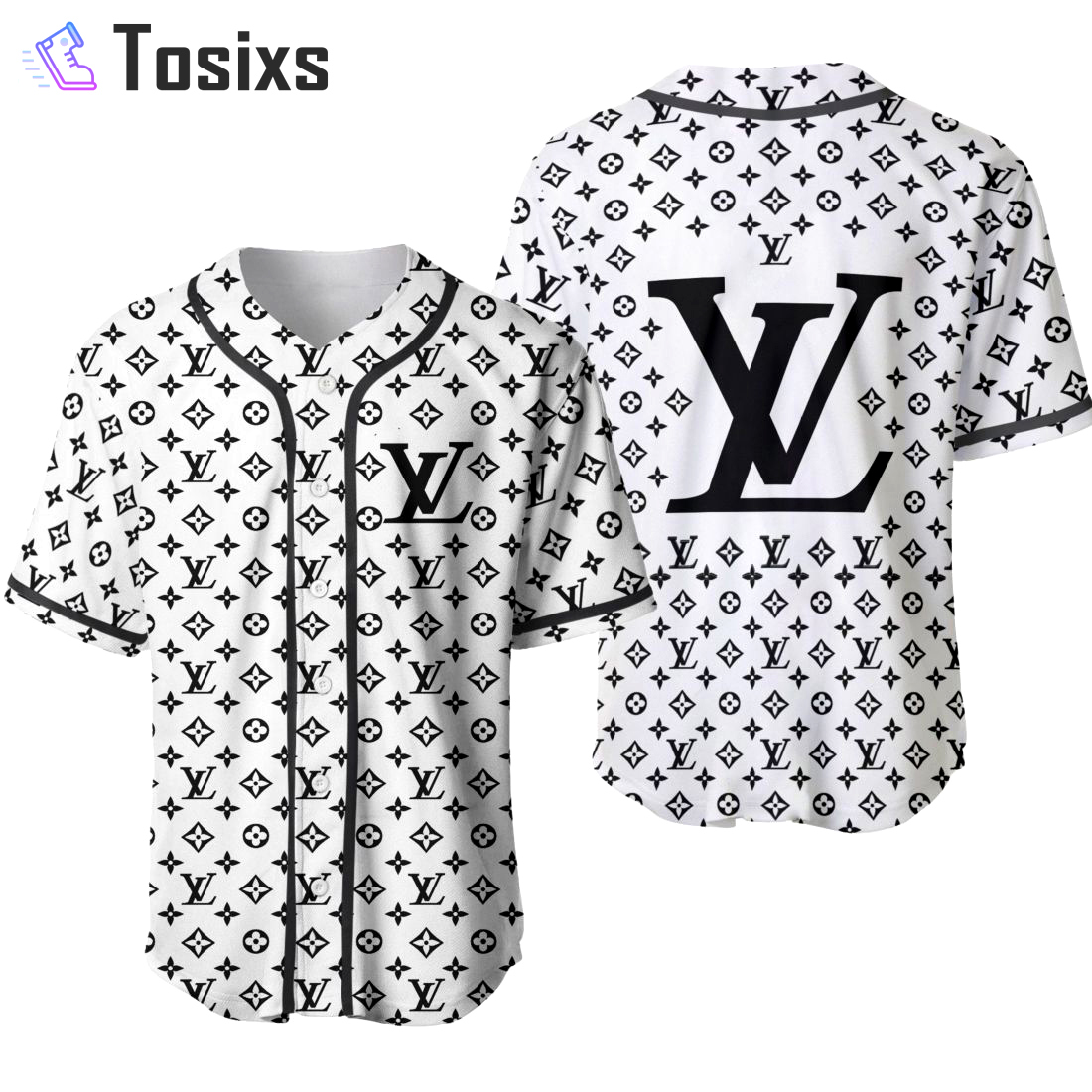 Louis vuitton white baseball jersey shirt lv luxury clothing clothes sport for men women hot 2023 Baseball Jersey Shirt