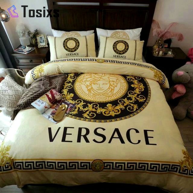 Luxury brand versace type 43  Bedding Sets sheets home decor covers duvet Bedroom ideas blankets bedclothes bed linen bedspread