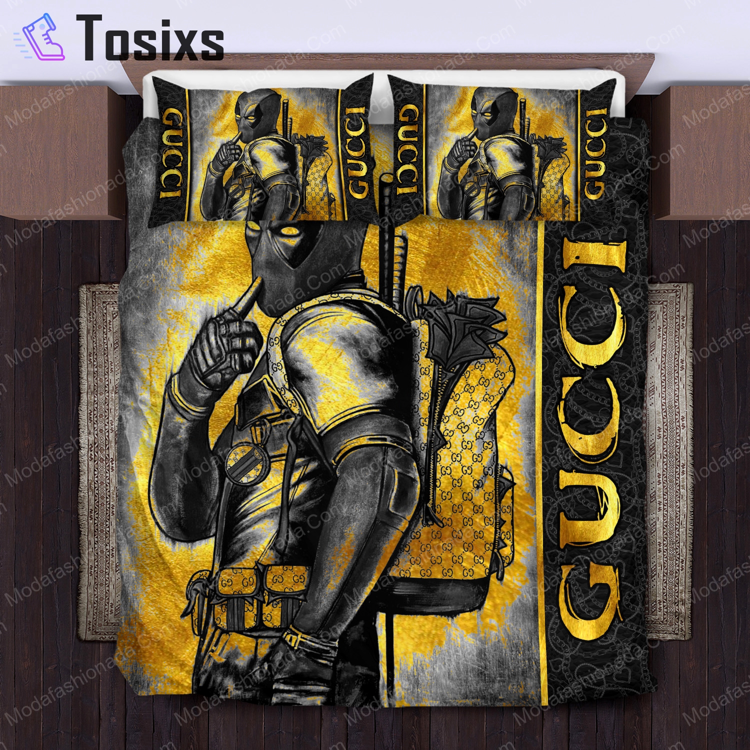 Deadpool gucci bedding sets home decoration Bedding Sets