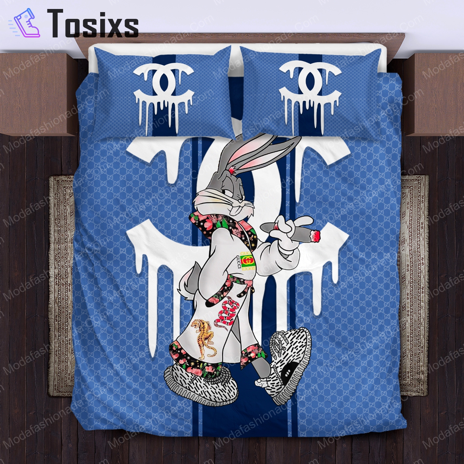 Bugs bunny gucci bedding sets home decoration Bedding Sets
