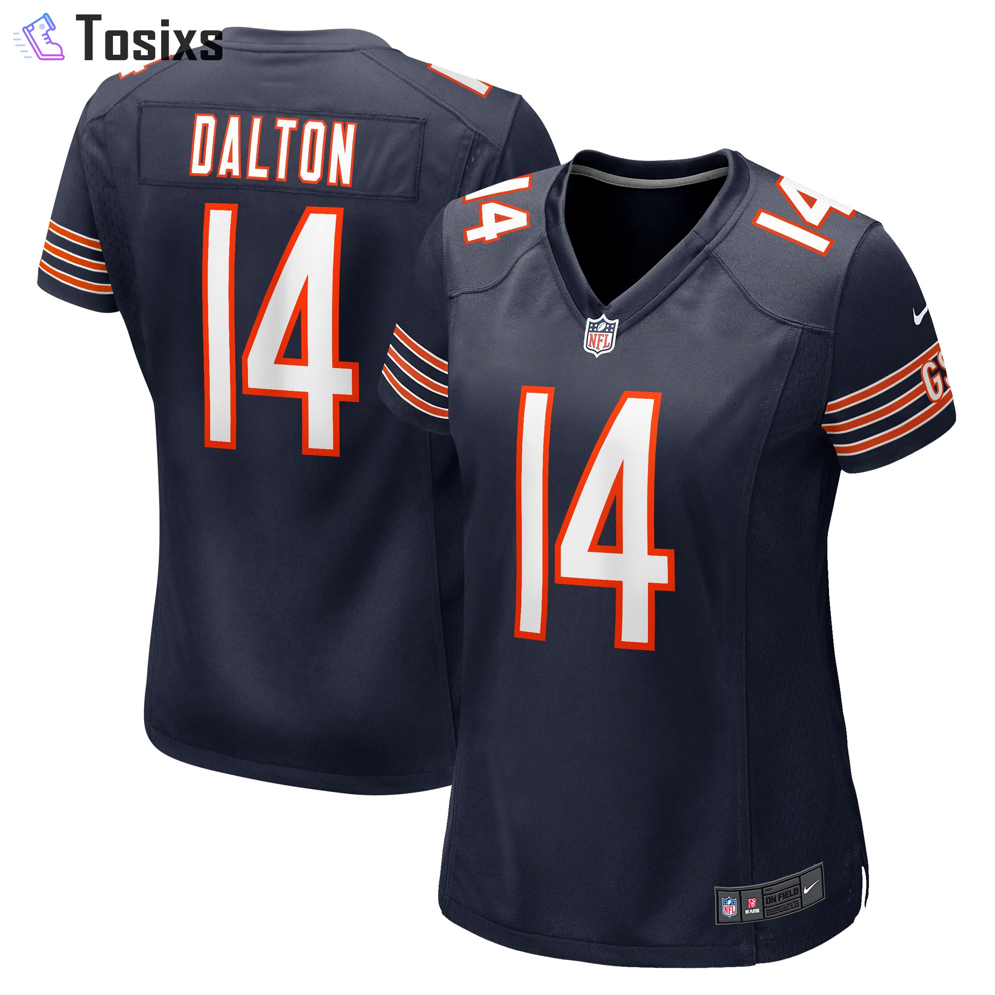 Andy dalton chicago bears nike women's game player jersey color navy  Baseball NFL Jersey For Fans Replica NFLFootball Sports