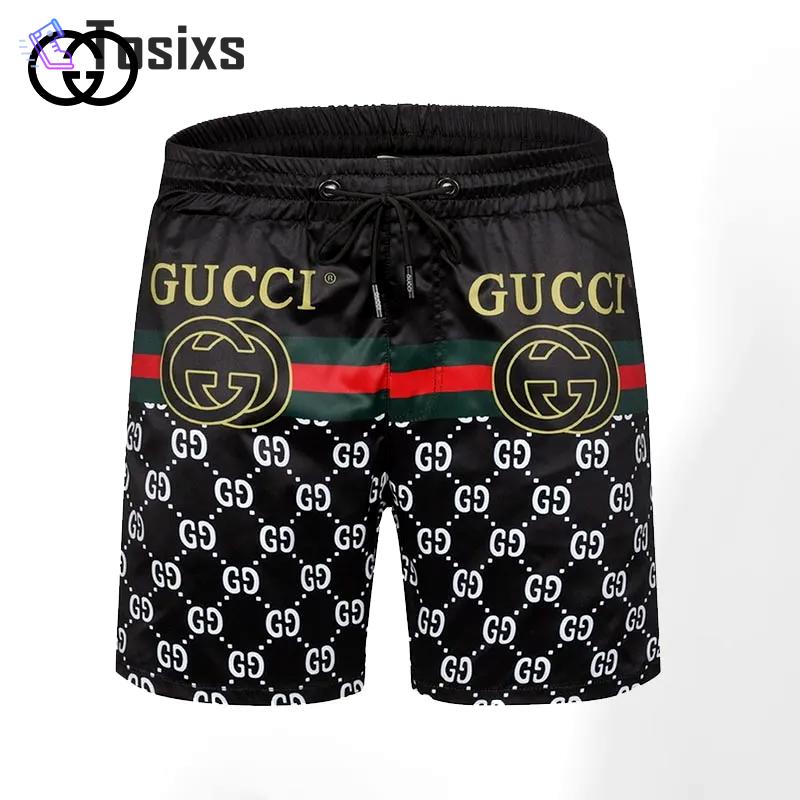 Gucci black luxury all over print shorts pants for men luxury summer outfit trending 2023 4 Shorts For Ment