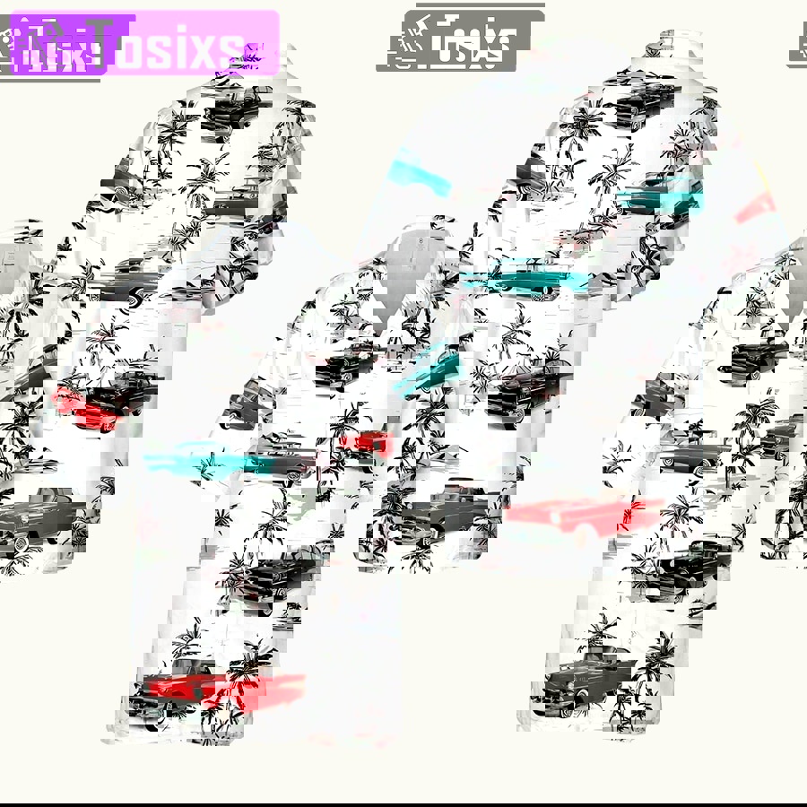 1957 chevrolet bel air hawaiian shirt Hawaii Shirt Shorts & Flip Flops