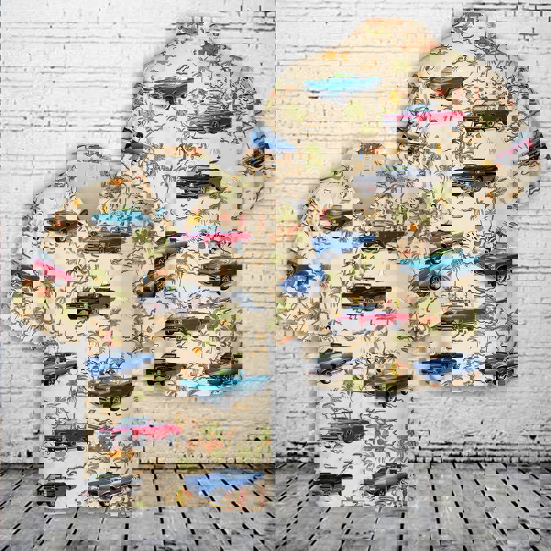 1966 pontiac gto convertible hawaiian shirt Hawaii Shirt Shorts & Flip Flops