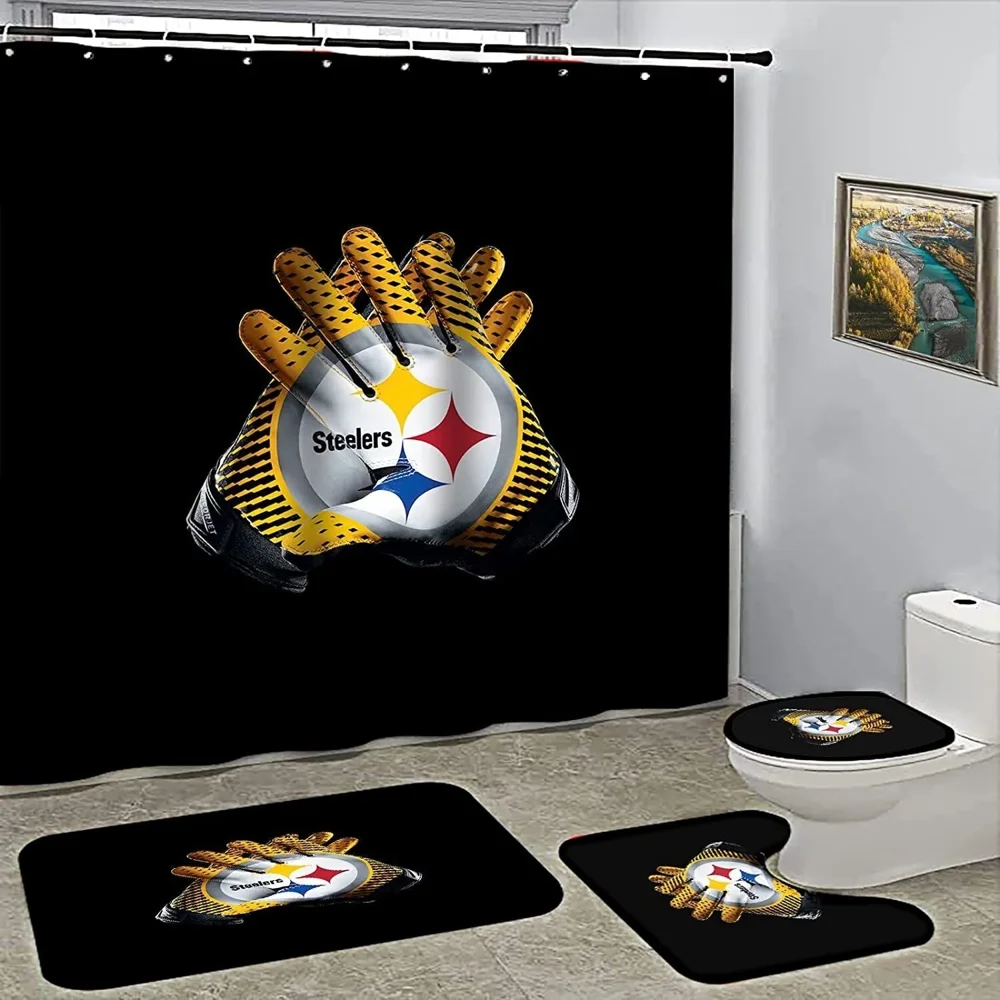 Pittsburgh Steelers Stunters Steelers Pittsburghsteelers Nfl Baltimoreravens Wallpaper Logosanduniformsofthepittsburghsteelers Americanfootball Bath Mat Set - Ultimate All-Day Comfort, Unlock Your Potential Now!
