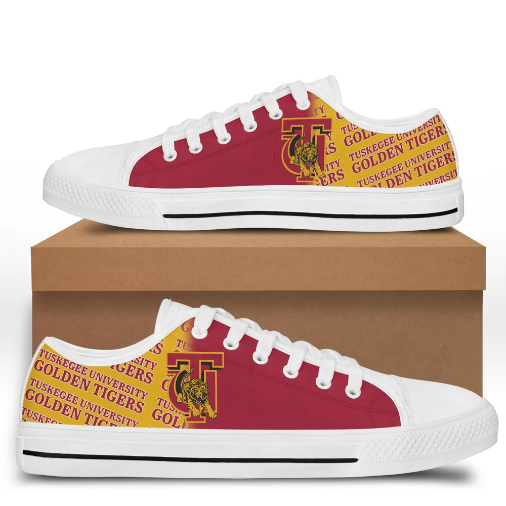 Tuskegee University Sity Gers Tuskegee University Tus Golden Tigers Gol Tic Tuske Tus As Ity Universit Ers Tiger Den Versit Trainer Shoe Stellarbluesky Low Top Canvas Shoes - Superior Quality Materials, Find Timeless Charm Now!