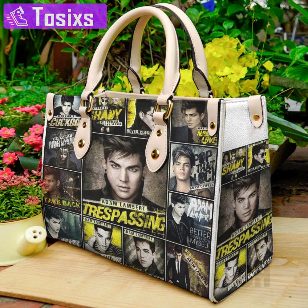 Adam lambert leather bag for women gift 1416 Women Leather Hand Bag