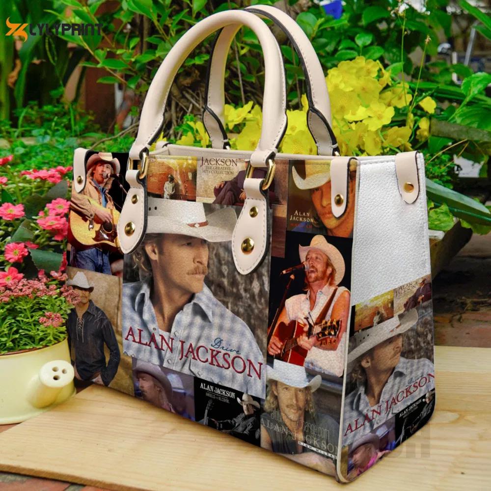 Alan jackson lover leather bag for women gift 871 Women Leather Hand Bag