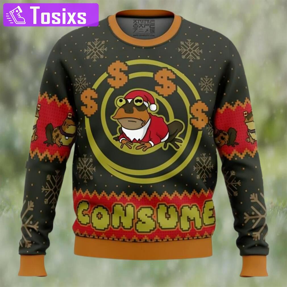 Anime sweater consume futurama ugly christmas sweater Christmas Ugly Sweater