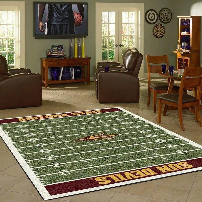 Arizona state sun devils rug carpet living room rug regtangle carpet v17237 2 Rectangle Rug