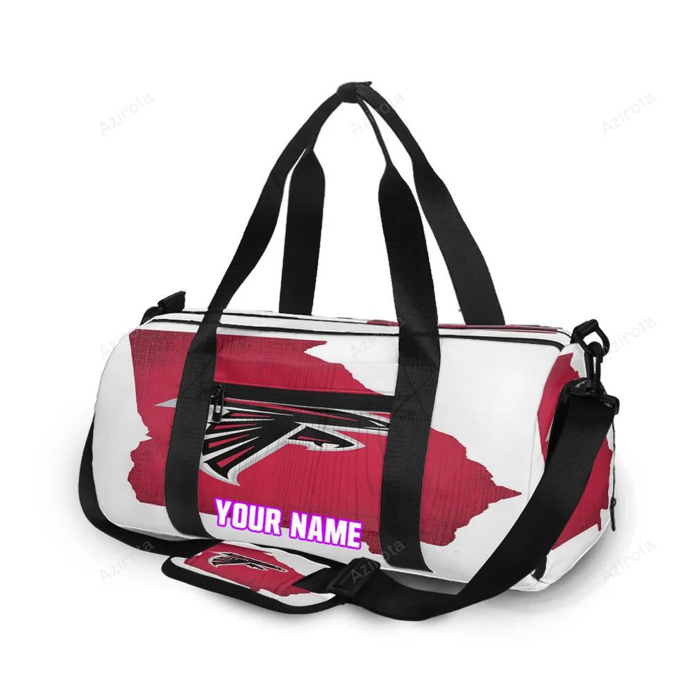 Atlanta falcons map2 personalized name travel bag gym bag 1791 Travel Bag