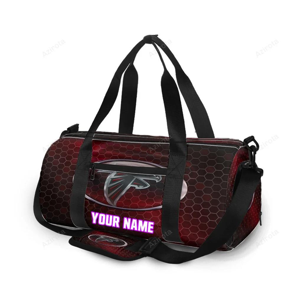 Atlanta falcons metal1 personalized name travel bag gym bag 205 Travel Bag
