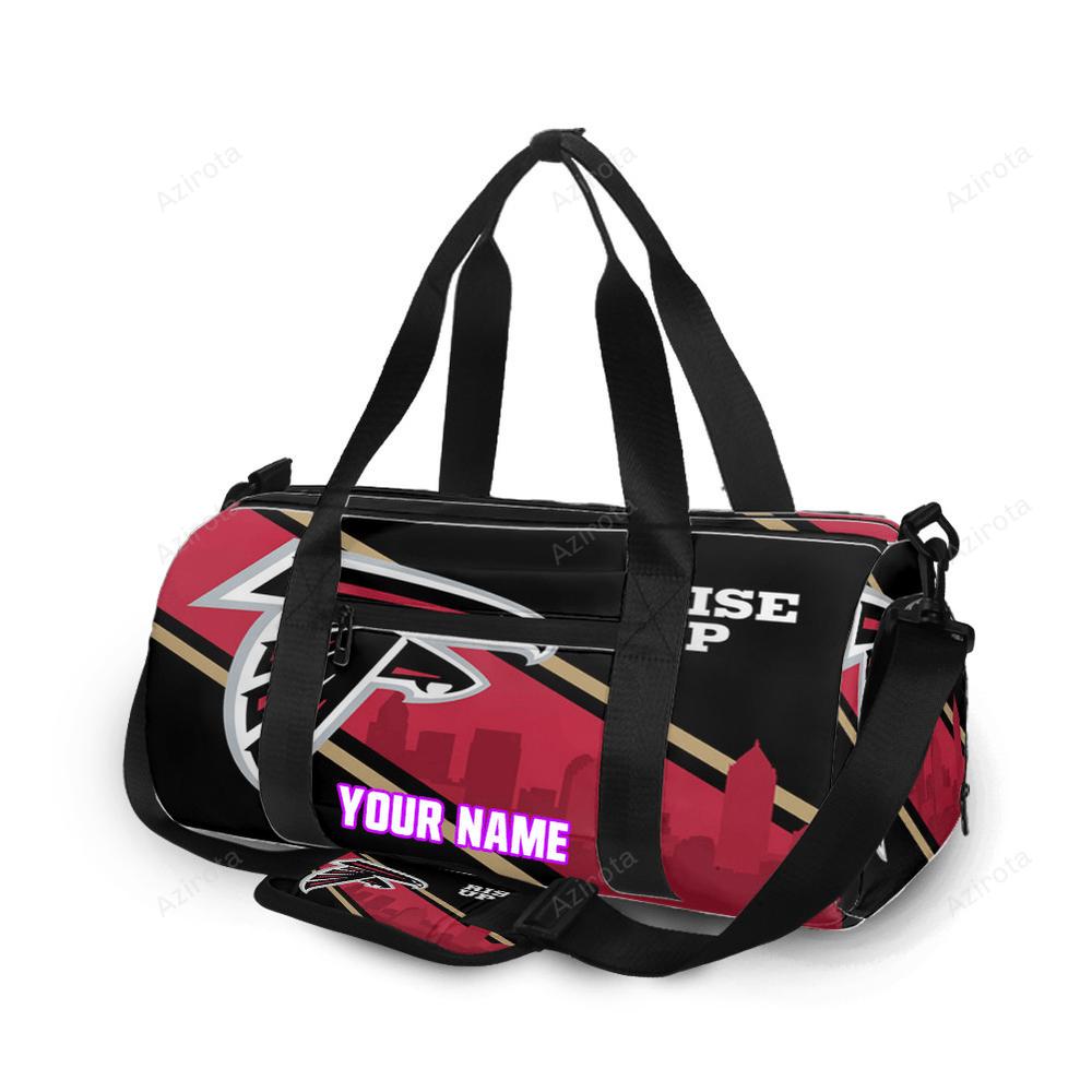 Atlanta falcons rise up city personalized name travel bag gym bag 1637 Travel Bag