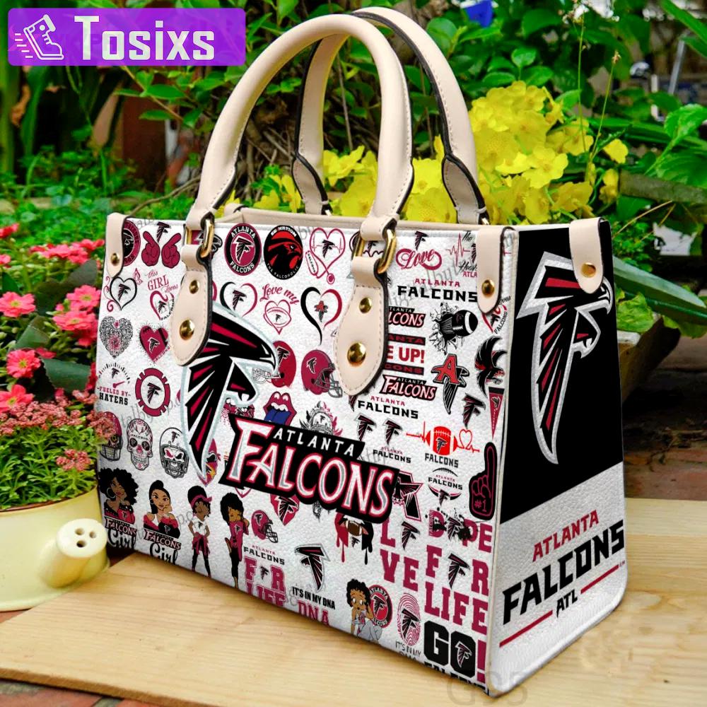 Atlanta falconsfor women giftand leather bag for women gift 2206 Women Leather Hand Bag