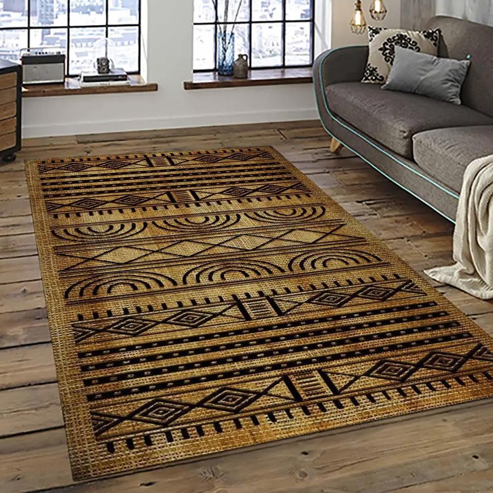 Aztec southwestern geometric shape pattern carpet area rug best gift for home decor event gift asg11 Rectangle Rug