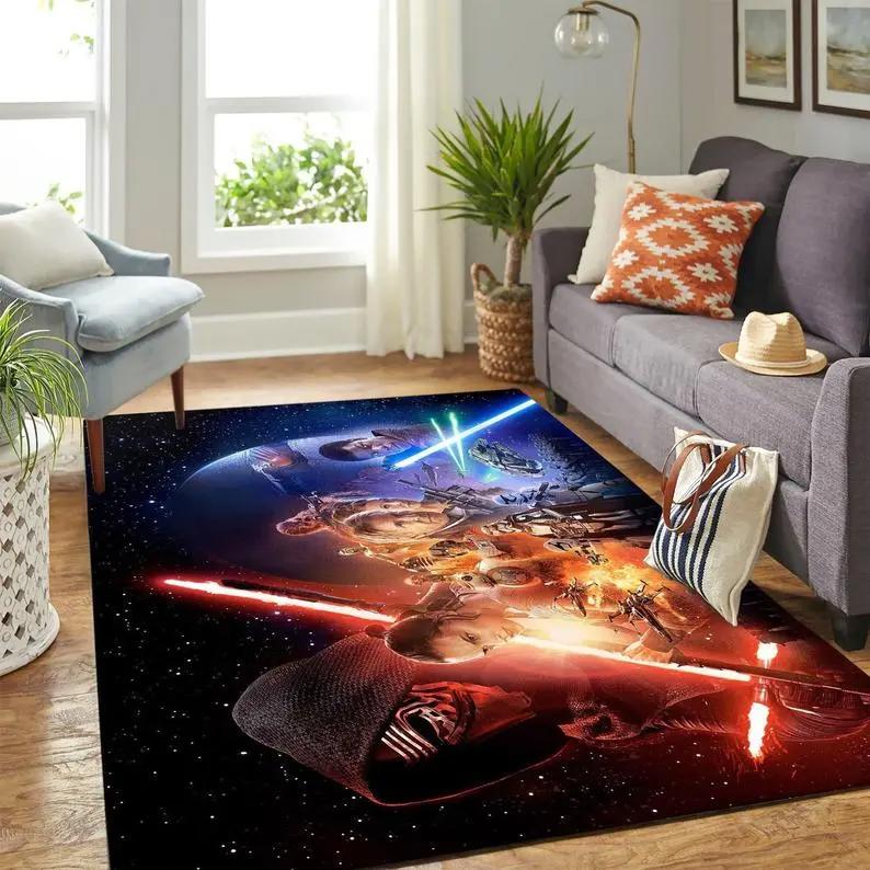 Baby groot area rug living room rug home decors living room carpet christmas gift floor decor the us decor Rectangle Rug