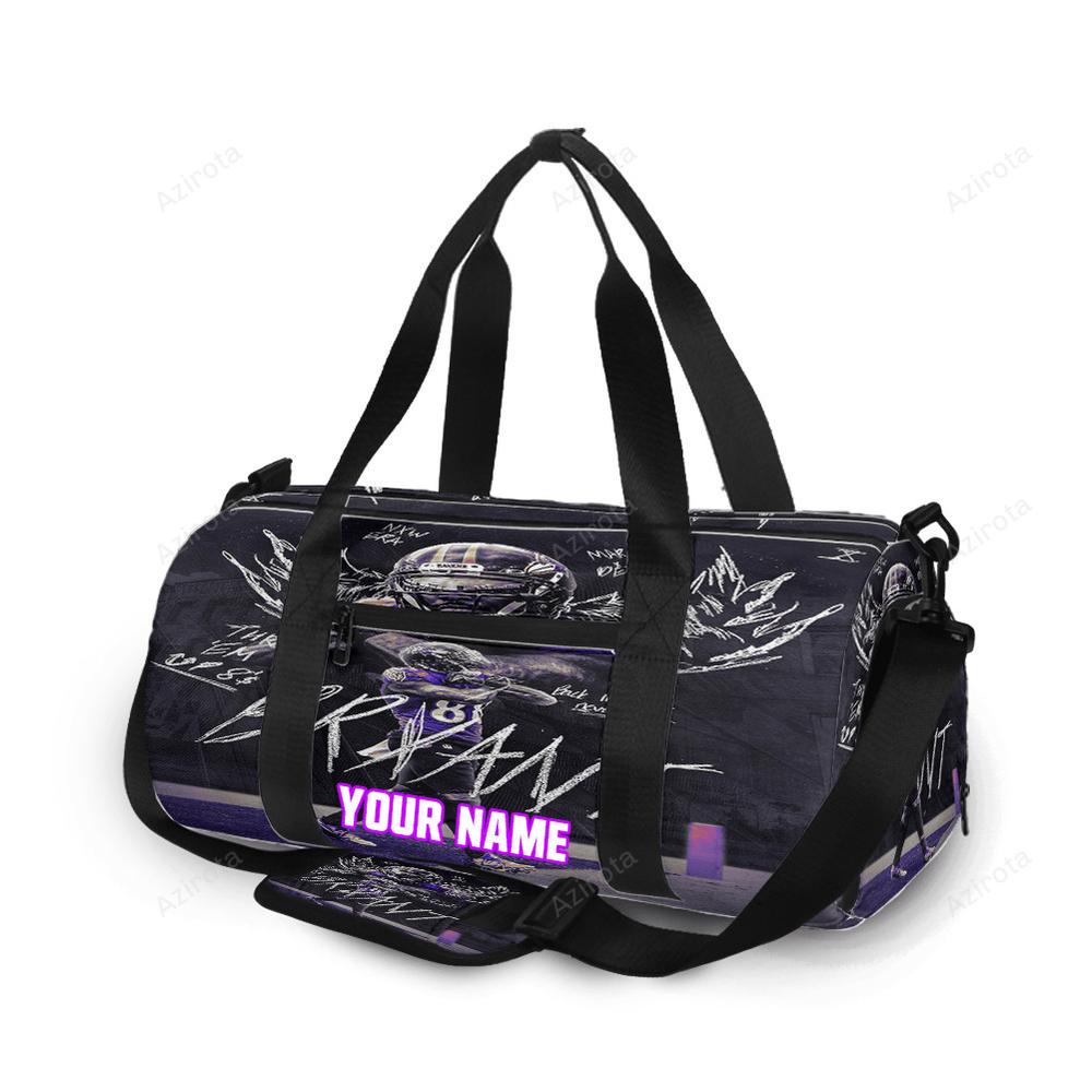 Baltimore ravens bryant 88 personalized name travel bag gym bag 794 Travel Bag