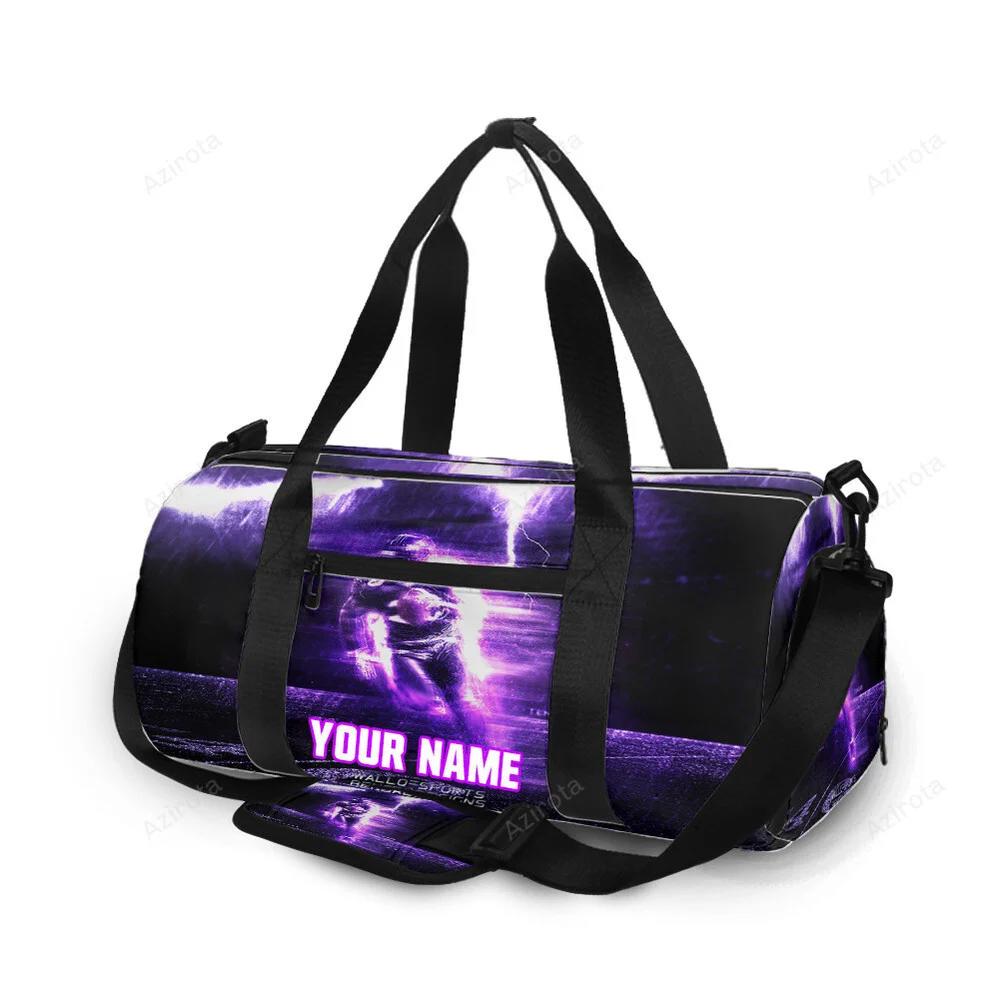 Baltimore ravens player running personalized name travel bag gym bag 1946 Travel Bag
