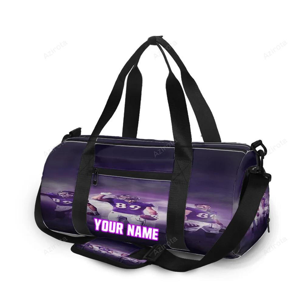 Baltimore ravens team10 personalized name travel bag gym bag 717 Travel Bag