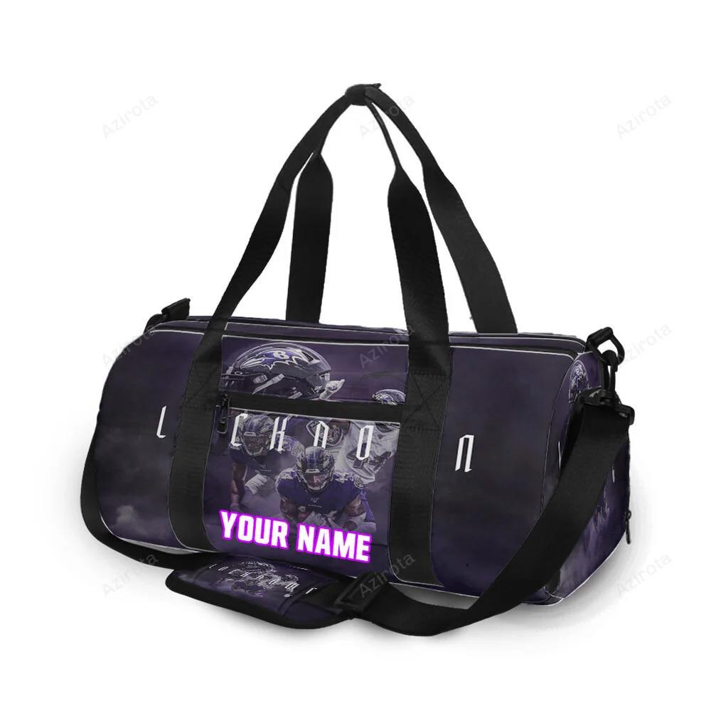 Baltimore ravens team21 personalized name travel bag gym bag 1755 Travel Bag