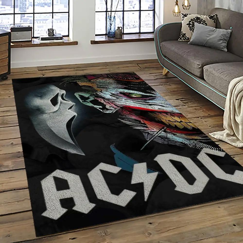 Band ac/dc music carpet rectangle area rug for living room bedroom decor acdc47 Rectangle Rug