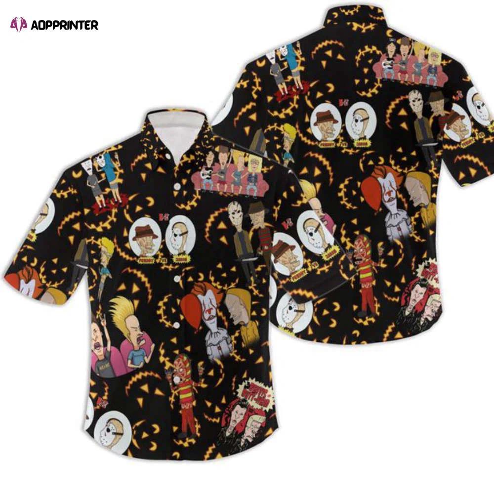 Beavis and butt-head funny halloween hawaiian shirt halloween hawaiian shirt Hawaii Shirt