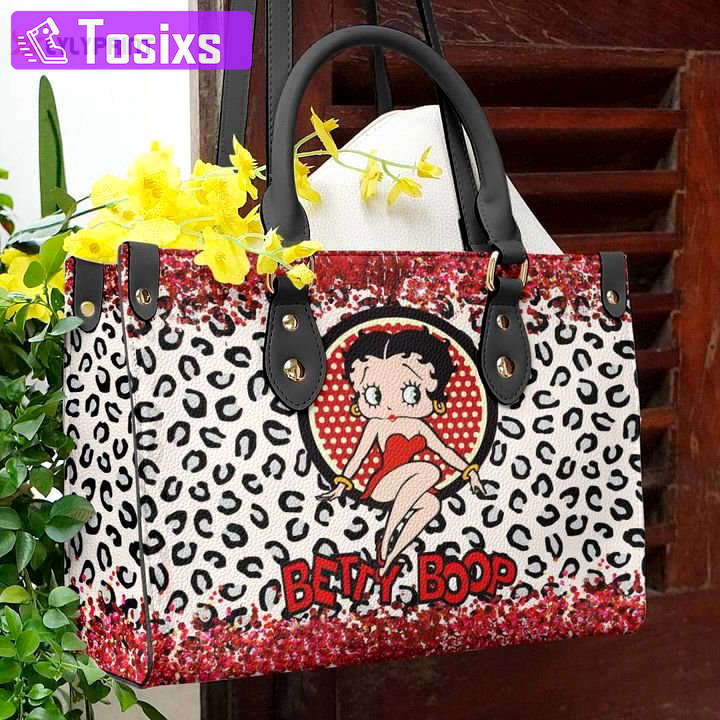 Betty boop 1 leather bag for women gift 4066 Women Leather Hand Bag