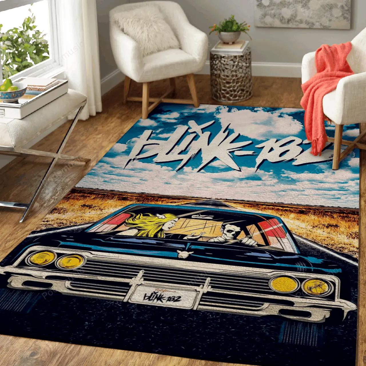 Blink 182 music artworks art for fans area rug living room carpet rug regtangle carpet floor decor home decor Rectangle Rug