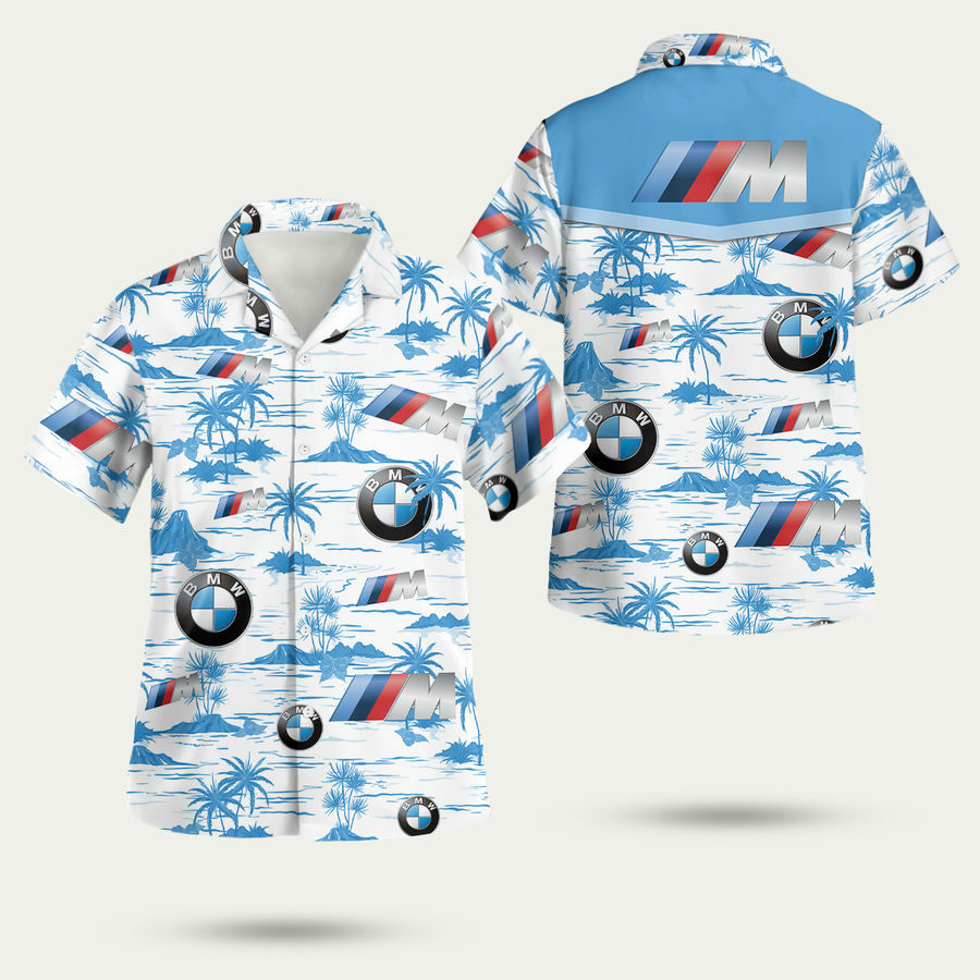 Bmw beach hawaiian shirt Hawaii Shirt Shorts & Flip Flops