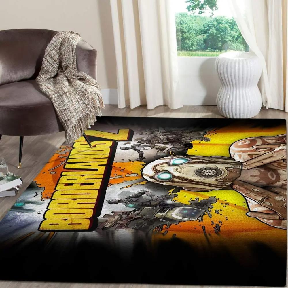 Borderlands gaming area rugs living room carpet fn140119 rug regtangle carpet floor decor home decor Rectangle Rug