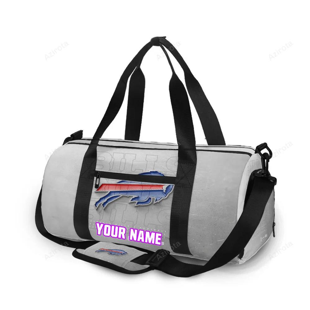 Buffalo bills logo v14 personalized name travel bag gym bag 1145 Travel Bag