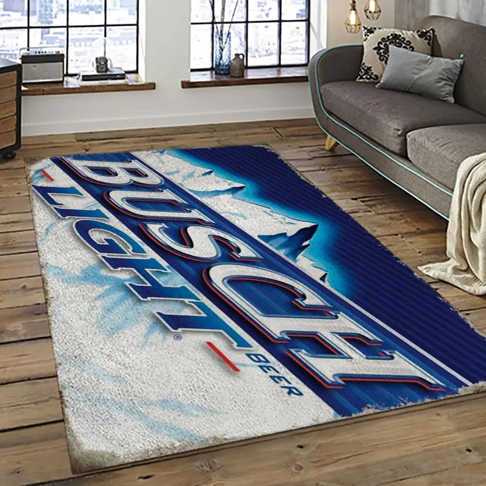 Busch light style living room retangle carpet area rug home decor room decor gift for friends bl23 Rectangle Rug