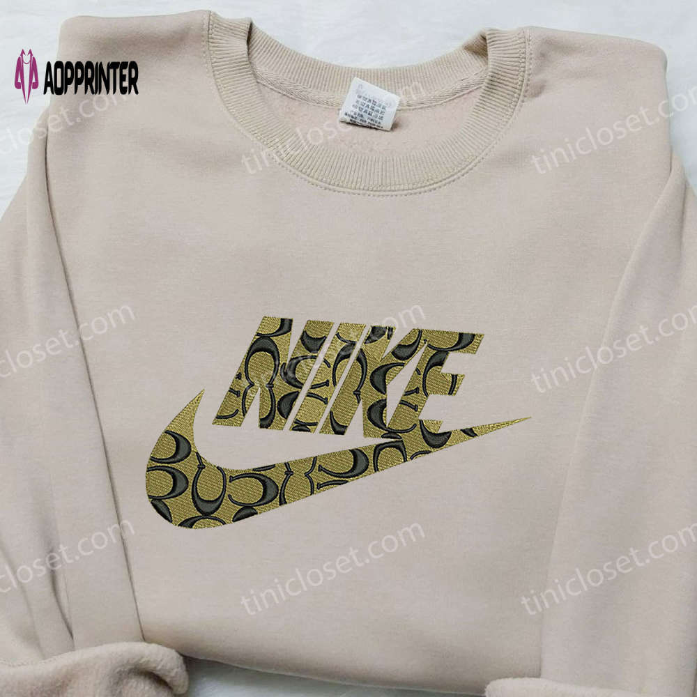 C x nike embroidered shirt – stylish and authentic nike-inspired design Embroidered Shirt