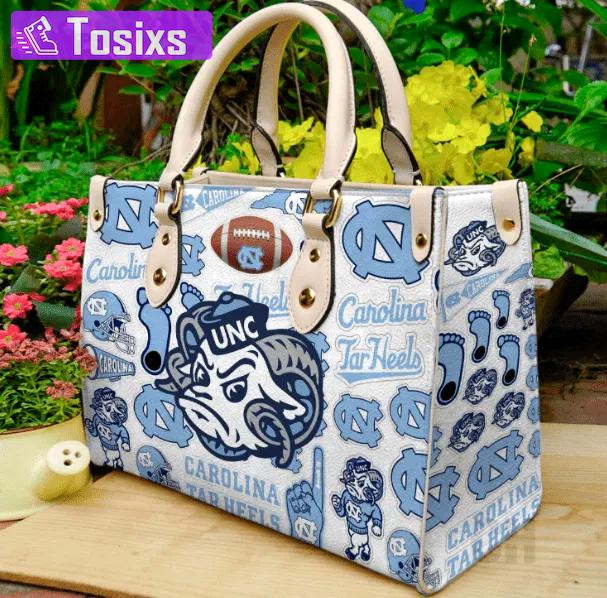 Carolina tar heels leather handbag gift for women 522 Women Leather Hand Bag