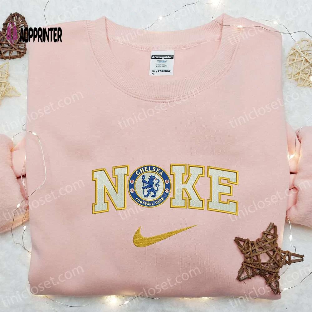 Chelsea x nike embroidered sweatshirt: football club & nike inspired shirt Embroidered Shirt