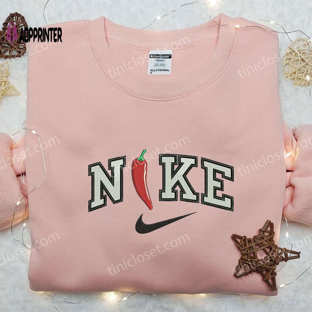 Chilli x nike embroidered shirt – custom birth day s gift (107 characters) Embroidered Shirt